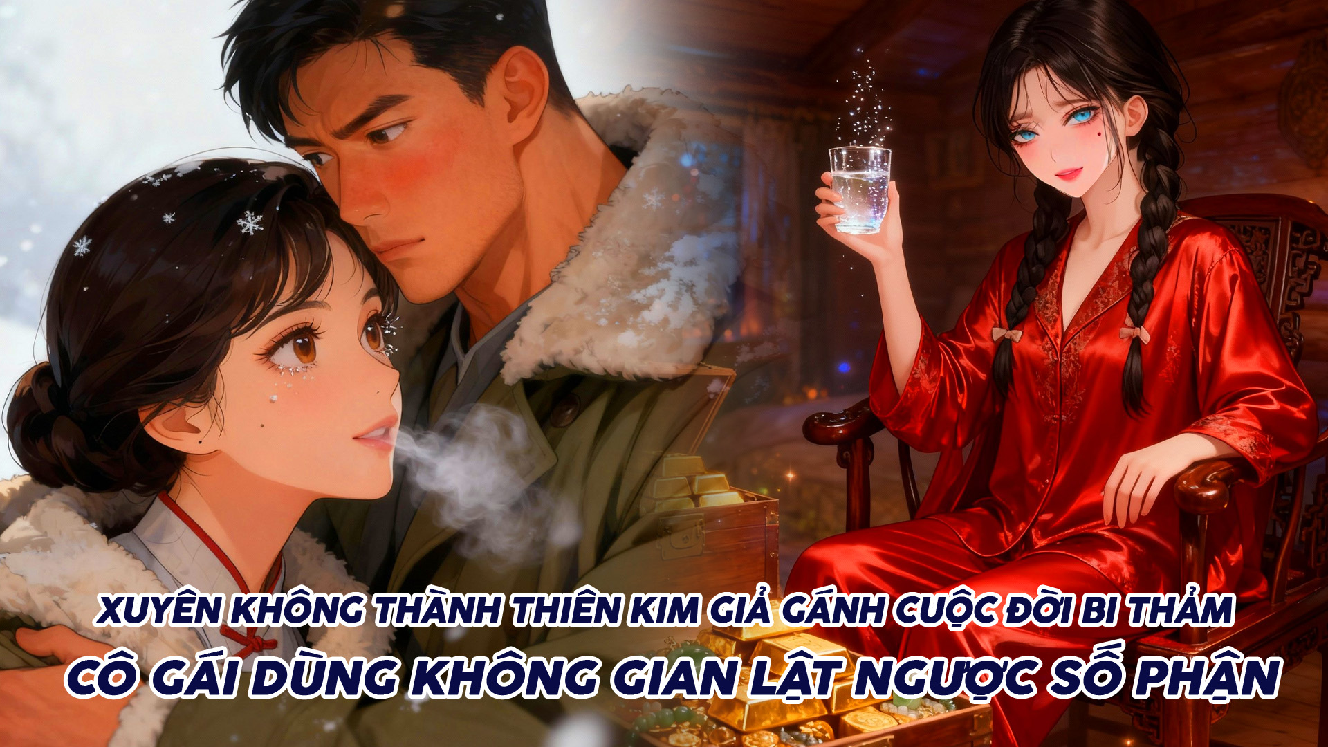 Xuyên Không Trở Thành Thiên Kim Giả, Gánh Đời Bi Thảm Và Cô Gái Dùng Không Gian Để Lật Ngược Số Phận thumbnail