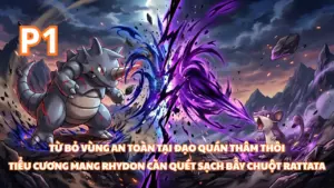 Pokemon Fanfic: Rời Quán Thâm Thôi, Tiểu Cương Dẫn Rhydon Quét Sạch Bầy Rattata cover