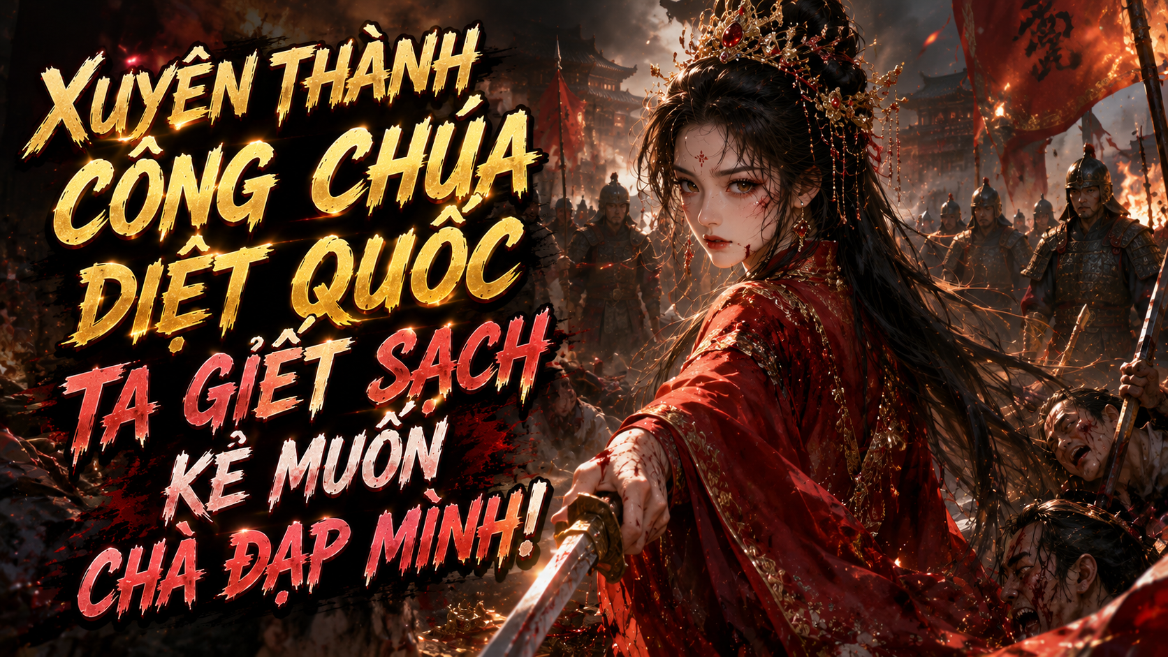 Xuyên thành công chúa: diệt quốc và giết sạch kẻ muốn chà đạp mình
