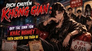 Dịch Chuyển Không Gian: Quy Tắc Sinh Tồn Khắc Nghiệt Trên Chuyến Tàu Thần Bí cover