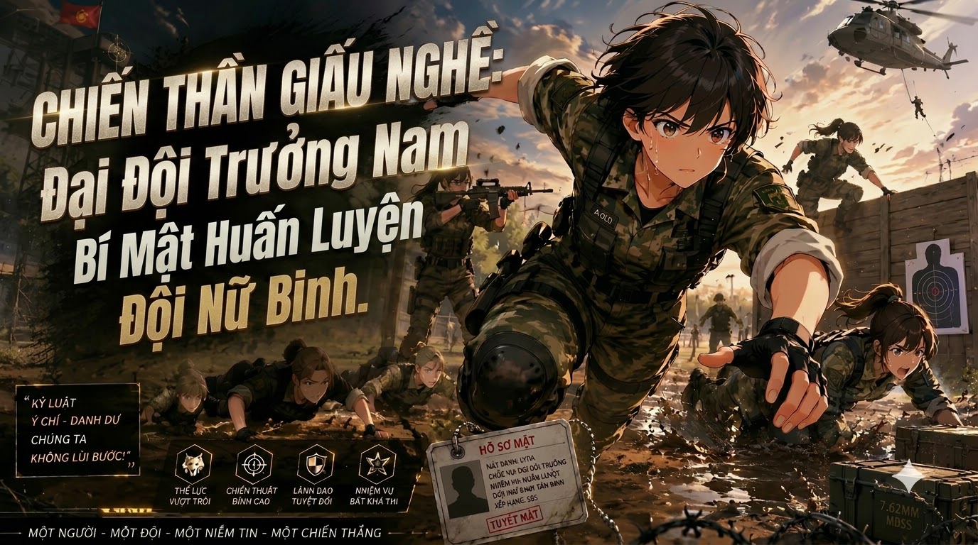 Chiến Thần Giấu Nghề: Đại Đội Trưởng Nam Bí Mật Huấn Luyện Đội Nữ Binh thumbnail