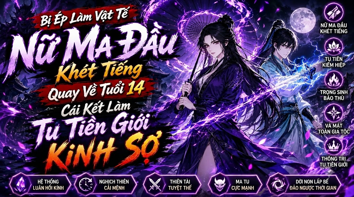 Bị Ép Làm Vật Tế Nữ Ma Đầu Khét Tiếng Quay Về Tuổi 14 Cái Kết Làm Tu Tiên Giới Kinh Sợ thumbnail