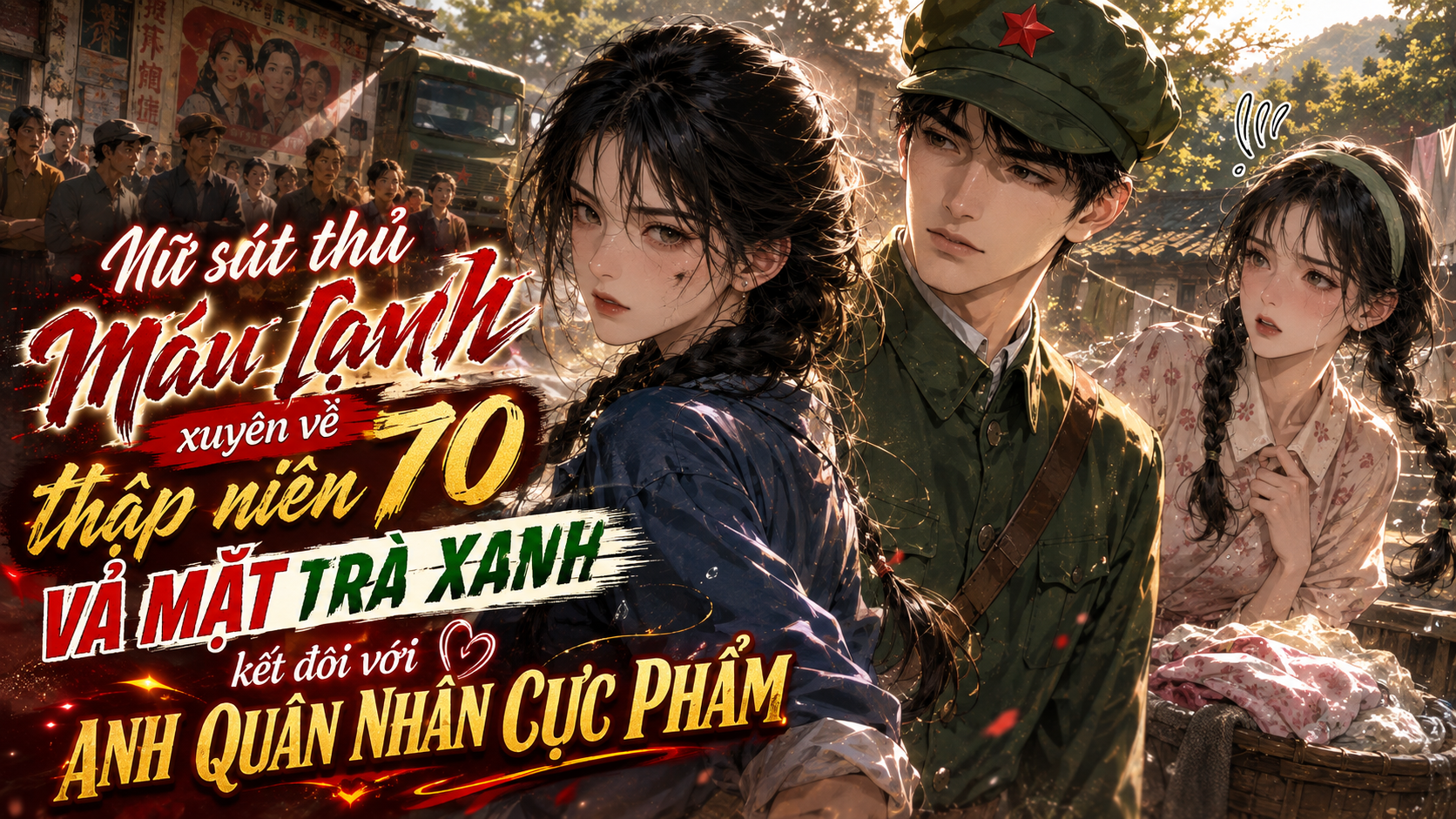 Nữ sát thủ máu lạnh xuyên về thập niên 70 vả mặt trà xanh kết đôi cùng anh quân nhân cực phẩm thumbnail