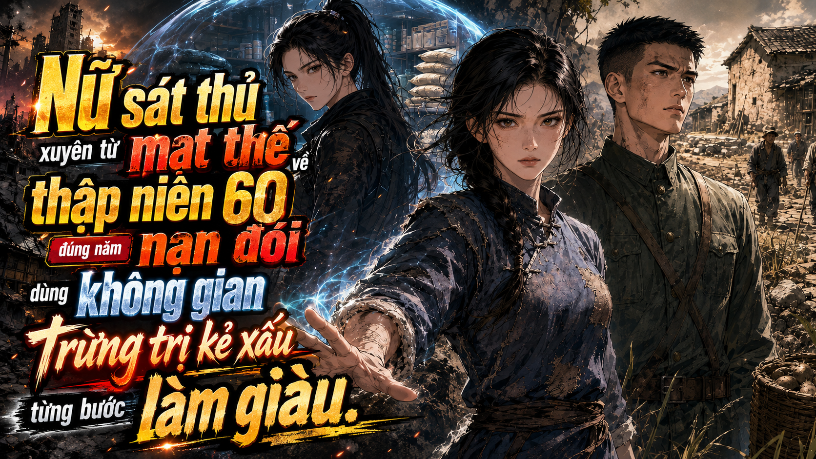 XUYÊN TỪ MẠT THẾ VỀ THẬP NIÊN 60 ĐÚNG NĂM NẠN ĐÓI DÙNG KHÔNG GIAN TRỪNG TRỊ KẺ ÁC VÀ LÀM GIÀU thumbnail