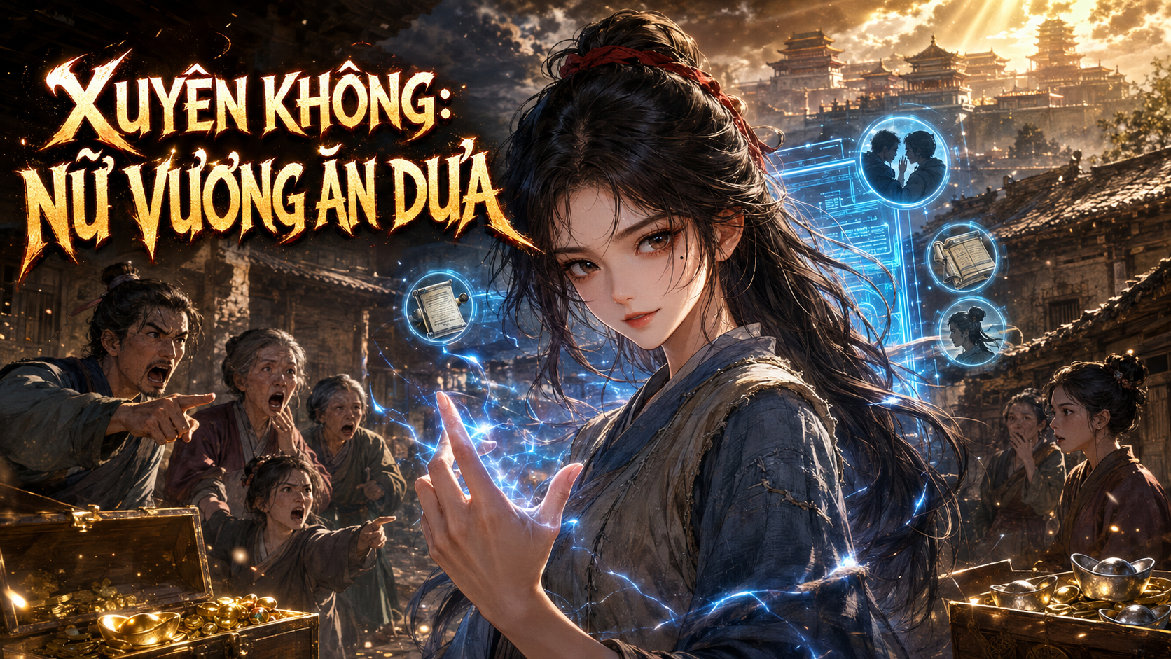 Xuyên Không Cổ Đại, Thẩm Chiêu Kích Hoạt Hệ Thống Ăn Dưa Và Bóc Trần Mọi Bí Mật thumbnail