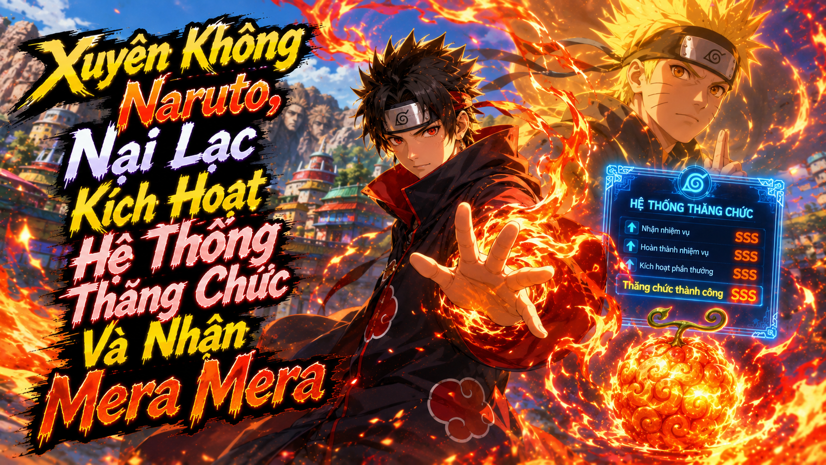 Xuyên Không Naruto, Nại Lạc Kích Hoạt Hệ Thống Thăng Chức Và Nhận Mera Mera thumbnail