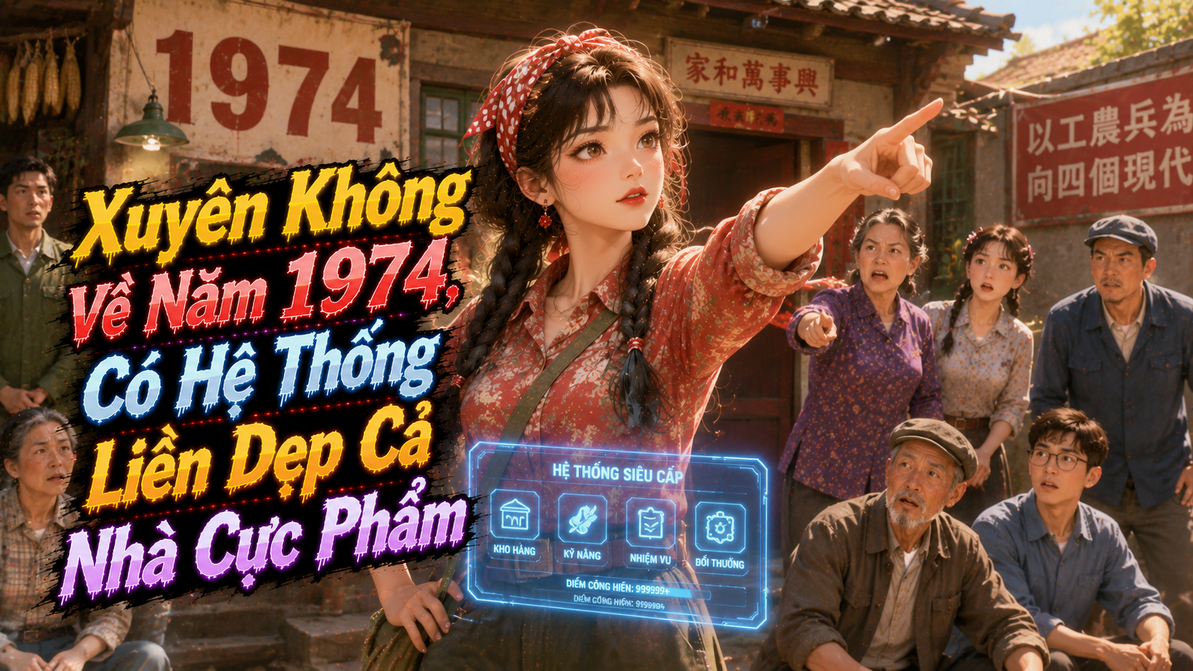Xuyên Không Về Năm 1974, Có Hệ Thống Liền Dẹp Cả Nhà Cực Phẩm thumbnail