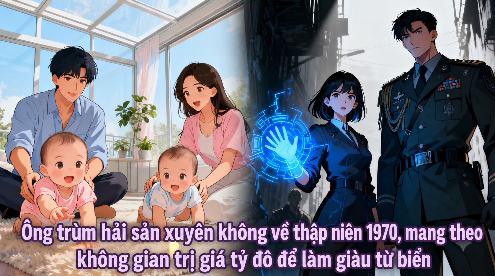 Trùm Thủy Sản Xuyên Không Về Thập Niên 70 Mang Không Gian Tỷ Đô Làm Giàu Từ Biển