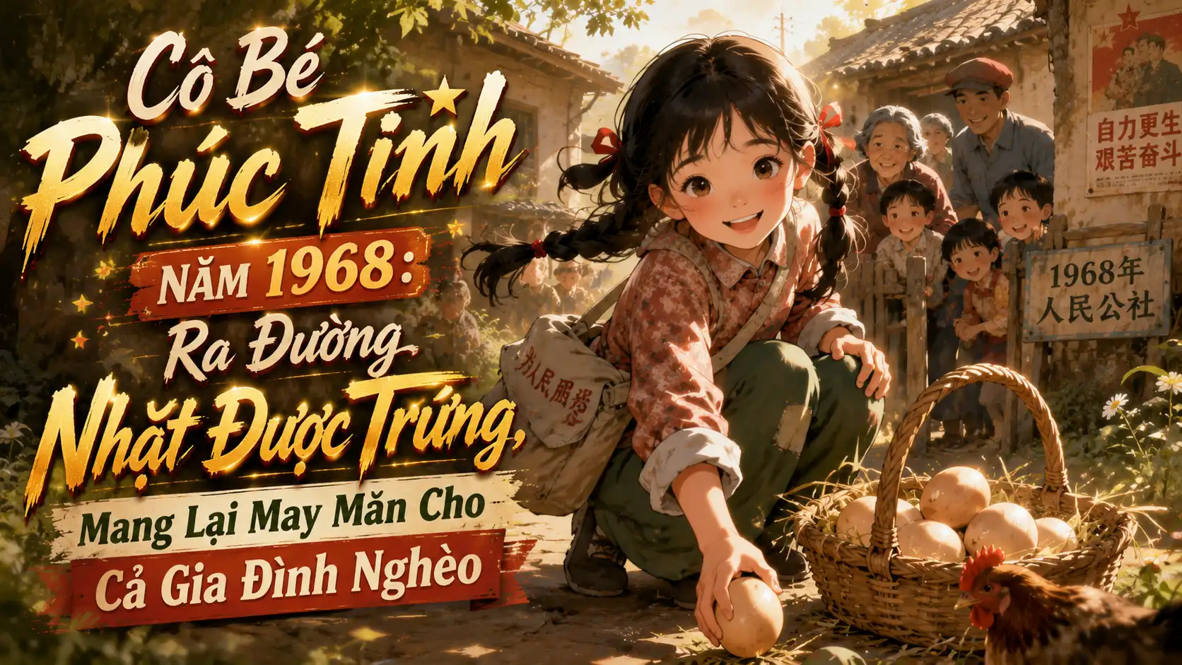 Cô Bé Phúc Tinh Năm 1968: Ra Đường Nhặt Trứng, Mang Lại May Mắn Cho Gia Đình Nghèo thumbnail