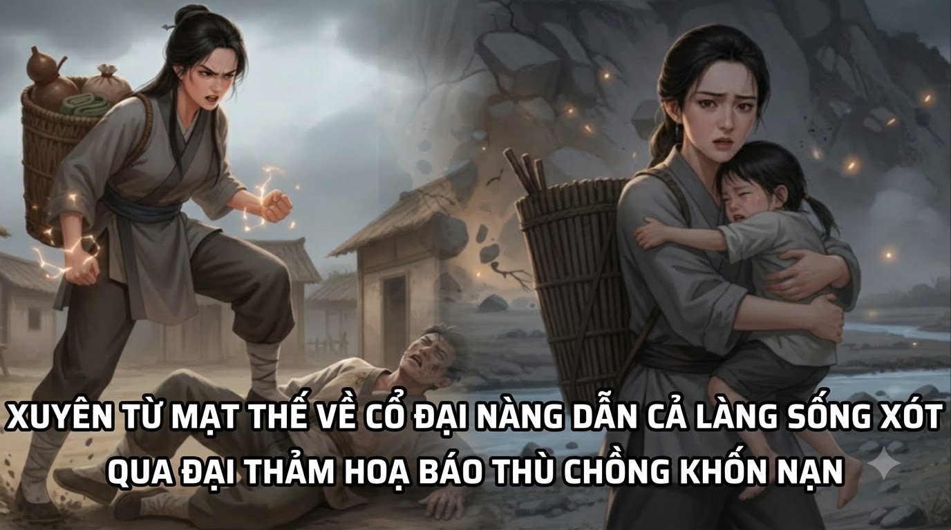 XUYÊN TỪ MẠT THẾ VỀ CỔ ĐẠI NÀNG DẪN CẢ LÀNG SỐNG XÓT QUA ĐẠI THẢM HOẠ BÁO THÙ CHỒNG KHỐN NẠN