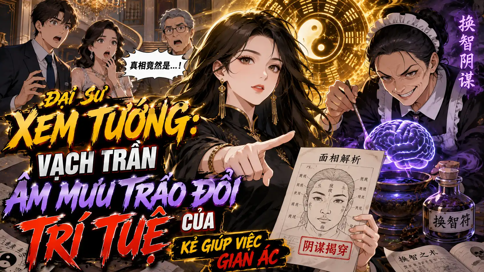 Đại Sư Xem Tướng: Vạch Trần Âm Mưu Tráo Đổi Trí Tuệ Của Kẻ Giúp Việc Gian Ác thumbnail