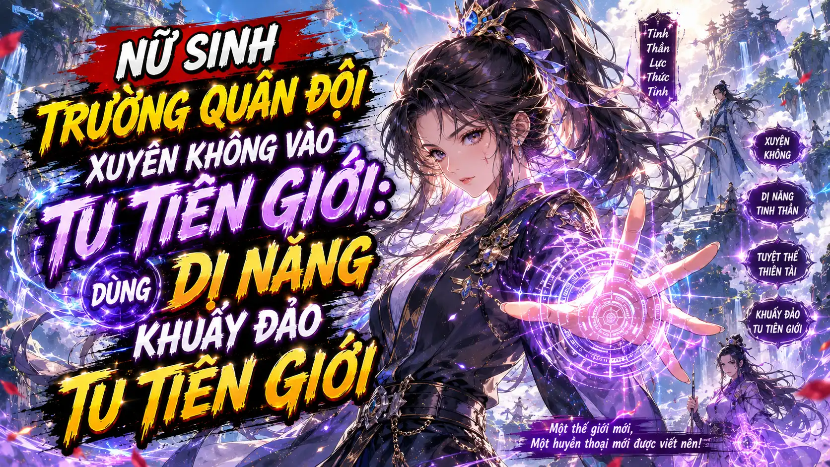 Nữ Sinh Trường Quân Đội Xuyên Không Vào Tu Tiên Giới: Dùng Dị Năng Khuấy Đảo Tu Tiên Giới thumbnail