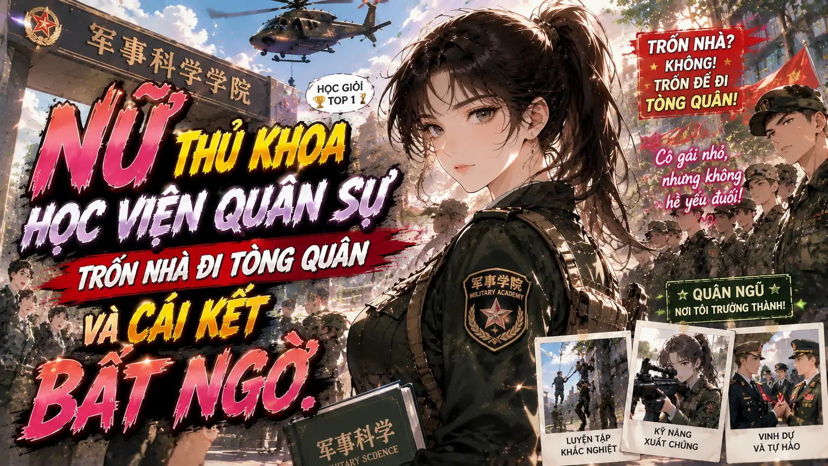 Nữ Thủ Khoa Học Viện Quân Sự: Trốn Nhà Đi Tòng Quân Và Cái Kết Bất Ngờ.