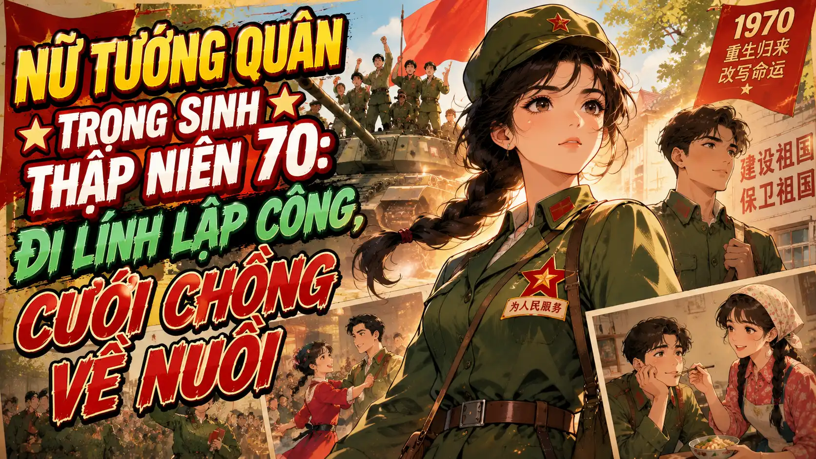 Nữ Tướng Quân Trọng Sinh: Thập Niên 70 Đi Lính Lập Công, Cưới Chồng Về Nuôi thumbnail