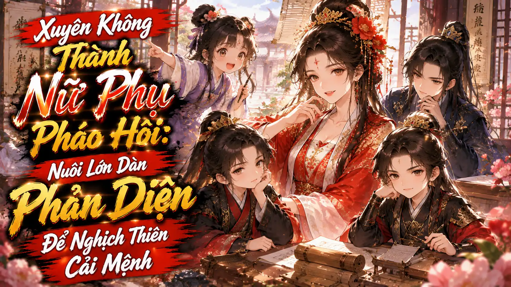 Xuyên Không Thành Nữ Phụ Pháo Hôi: Nuôi Lớn Dàn Phản Diện Để Nghịch Thiên Cải Mệnh thumbnail