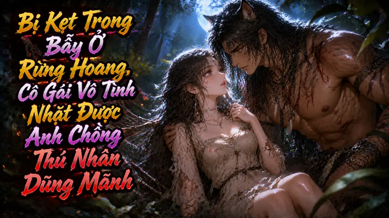 Bị Kẹt Trong Bẫy Ở Rừng Hoang, Cô Gái Vô Tình Nhặt Được Anh Chồng Thú Nhân Dũng Mãnh thumbnail