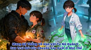 Mang Hệ Thống Vô Hạn Vật Tư Nữ Quân Y, Con Trai Mở Dây Chuyền Sản Xuất Ở Mạt Thế cover