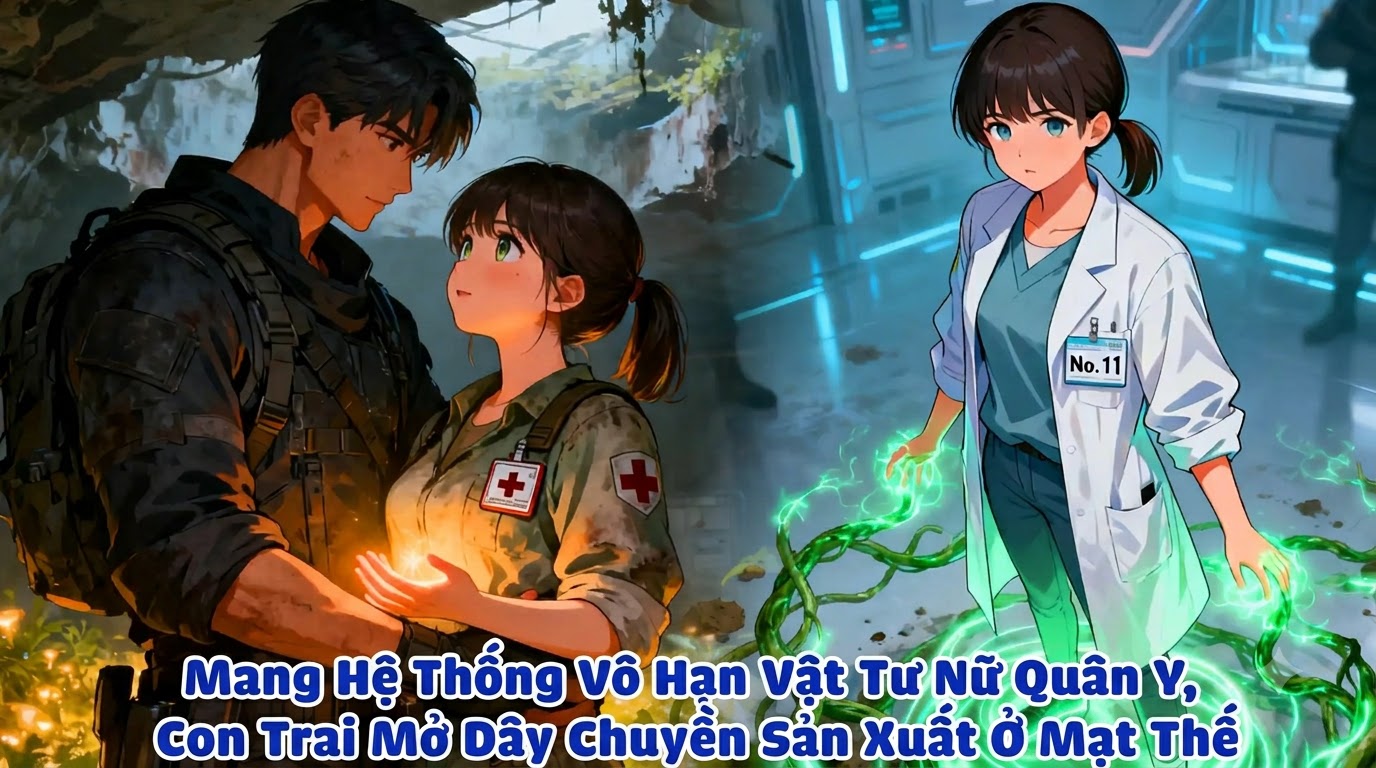Mang Hệ Thống Vô Hạn Vật Tư Nữ Quân Y, Con Trai Mở Dây Chuyền Sản Xuất Ở Mạt Thế