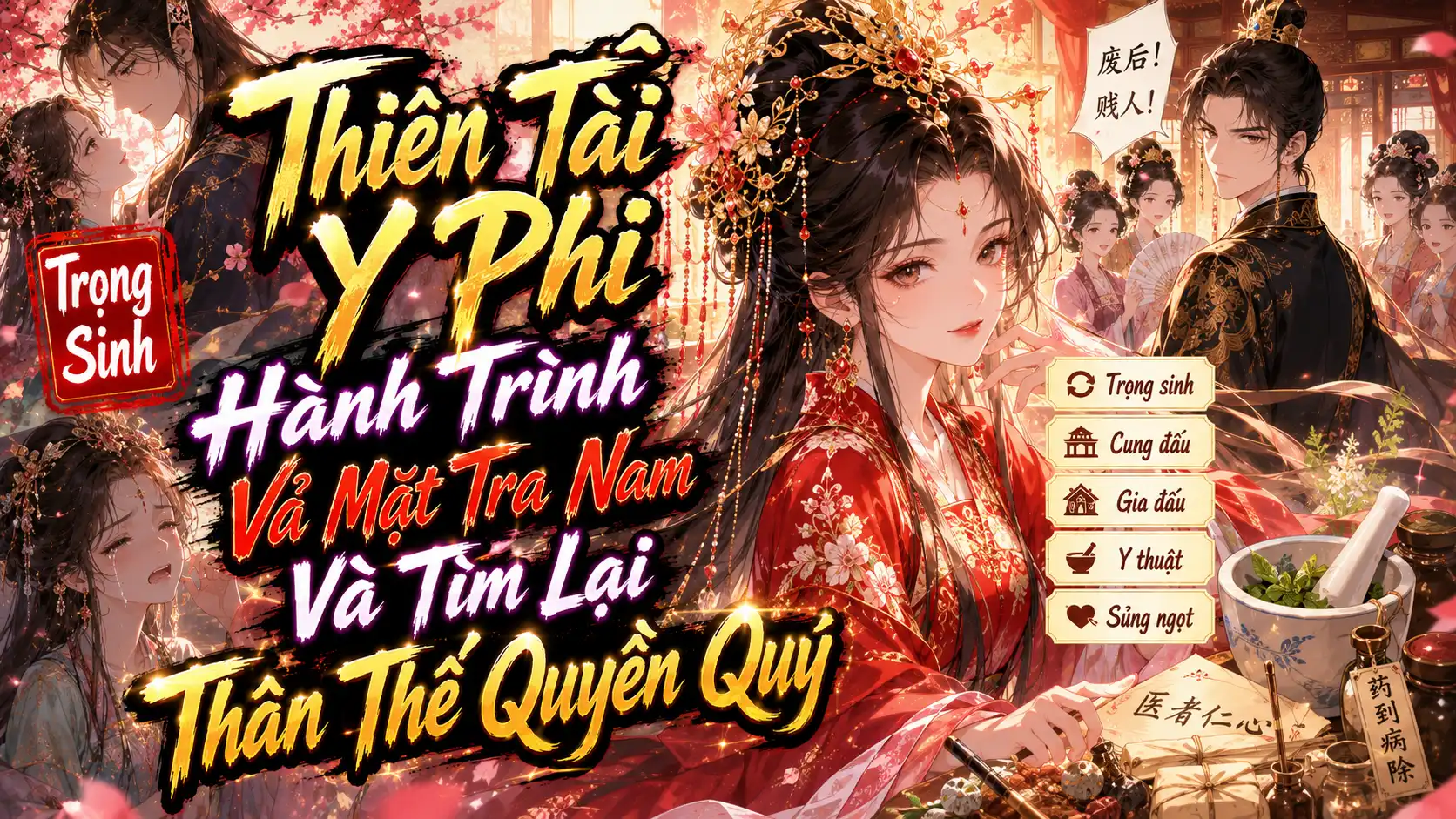 Thiên Tài Y Phi Trọng Sinh: Hành Trình Vả Mặt Tra Nam Và Tìm Lại Thân Thế Quyền Quý thumbnail