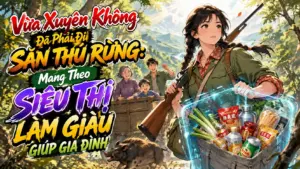 Vừa Xuyên Không Đã Phải Đi Săn Thú Rừng: Mang Theo Siêu Thị Làm Giàu Giúp Gia Đình cover
