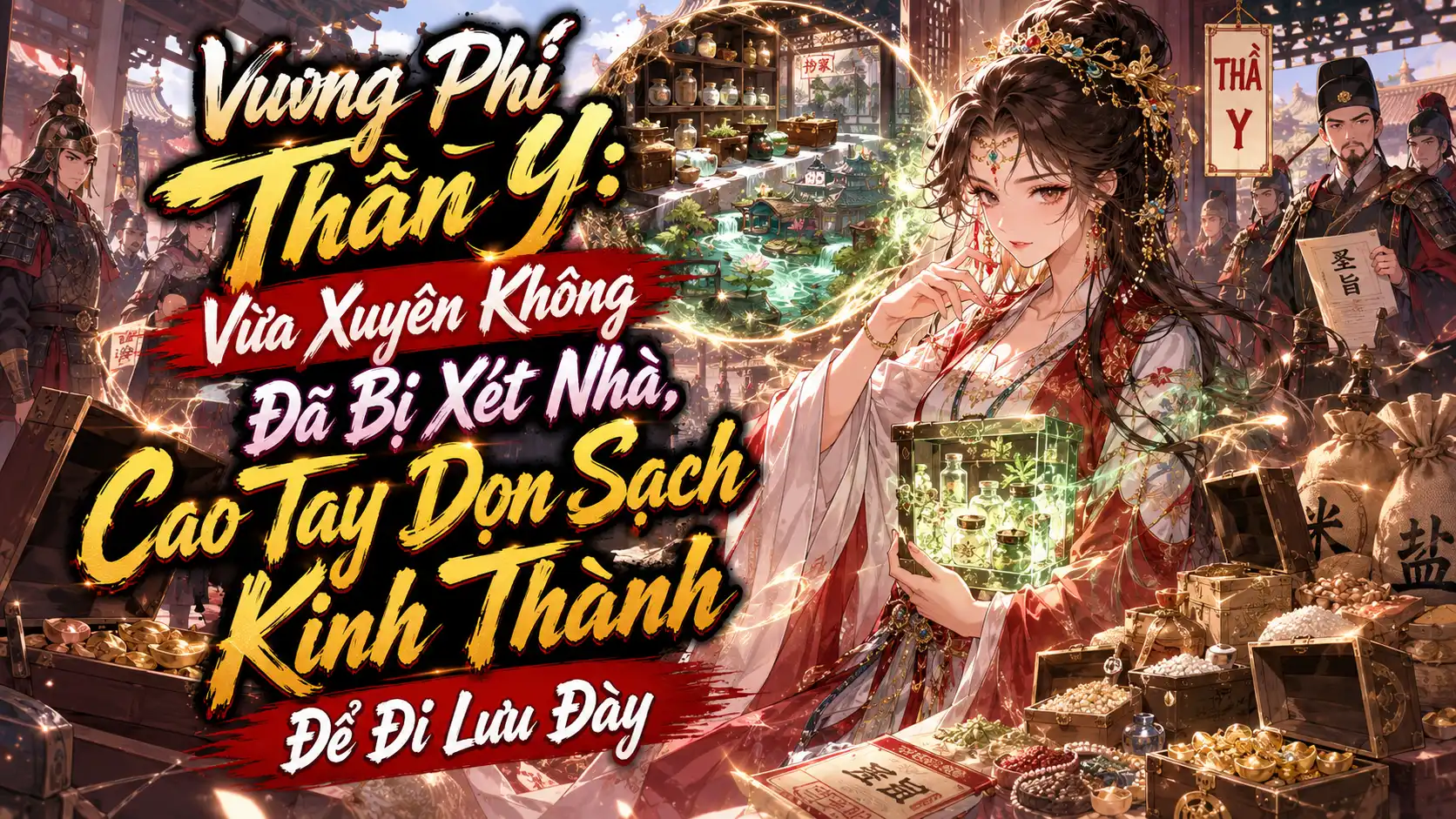 Vương Phi Thần Y Vừa Xuyên Không Đã Bị Xét Nhà, Cao Tay Dọn Sạch Kinh Thành Để Đi Lưu Đày thumbnail