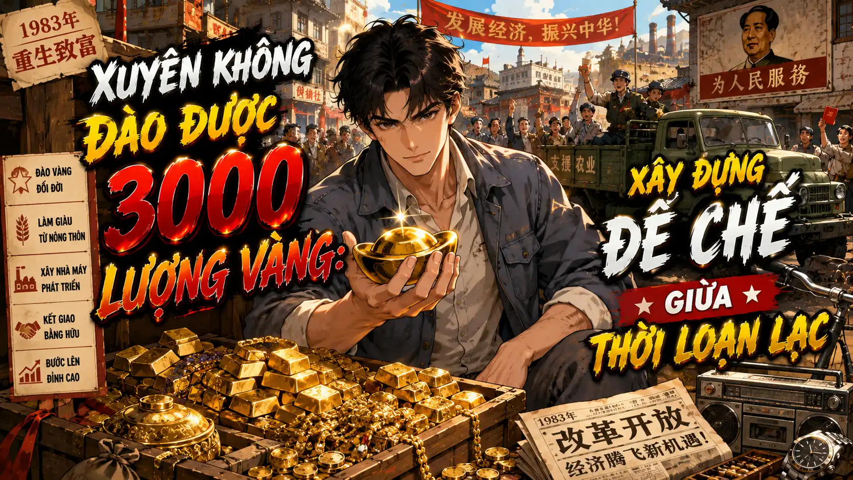 Xuyên Không Đào Được 3000 Lượng Vàng: Xây Dựng Đế Chế Giữa Thời Loạn Lạc thumbnail