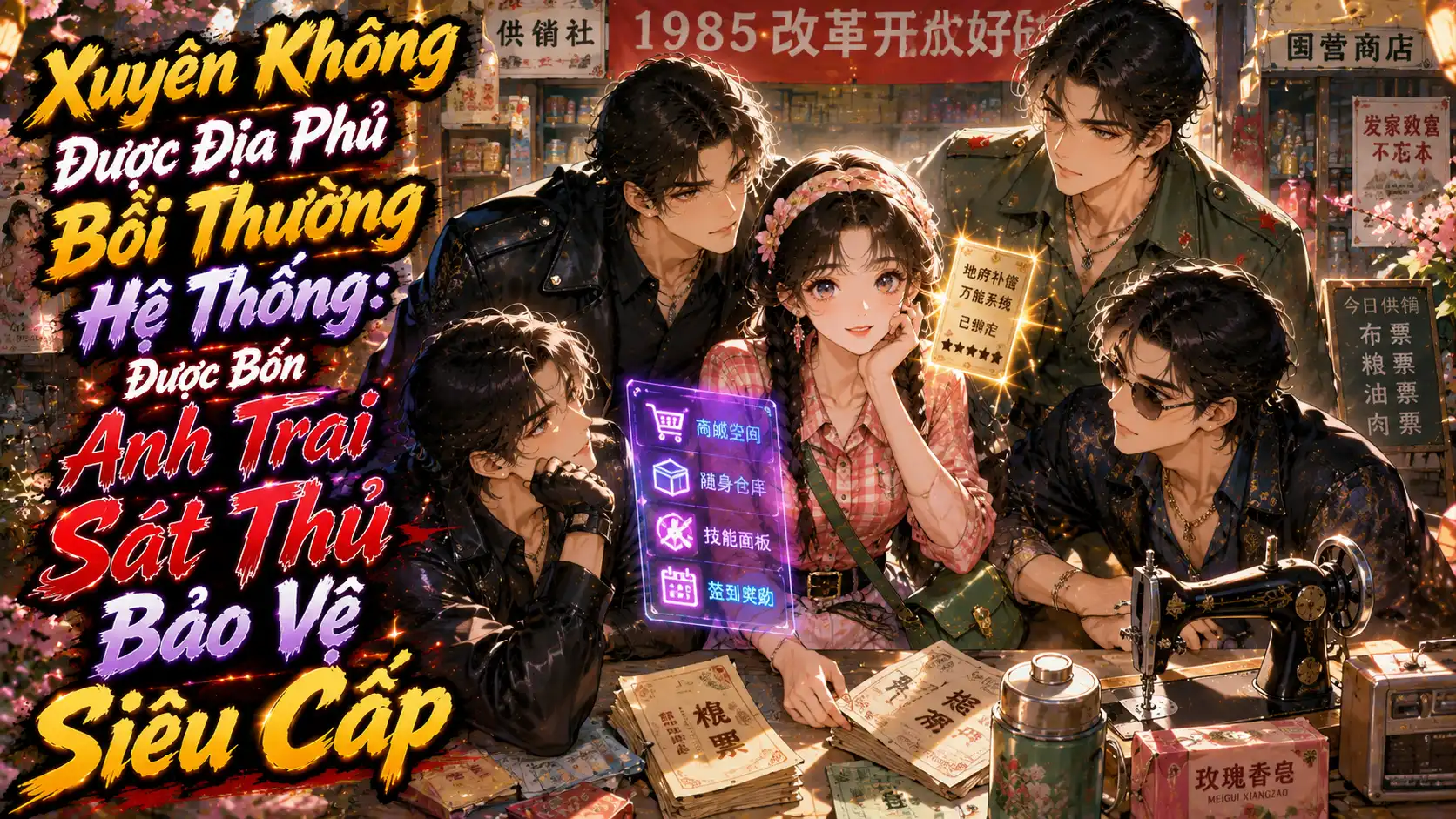Xuyên Không Được Địa Phủ Bồi Thường Hệ Thống: Được Bốn Anh Trai Sát Thủ Bảo Vệ Siêu Cấp thumbnail