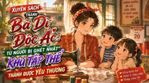 Xuyên Sách Thành Bà Dì Độc Ác: Từ Người Bị Ghét Nhất Khu Tập Thể Thành Được Yêu Thương cover