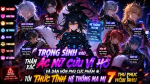 Trọng Sinh Vào Thân Xác Ác Nữ Cửu Vĩ Hồ Tôi Thức Tỉnh Hệ Thống Ma Mị Phu Phục 7 Hôn Phu Cực Phẩm cover