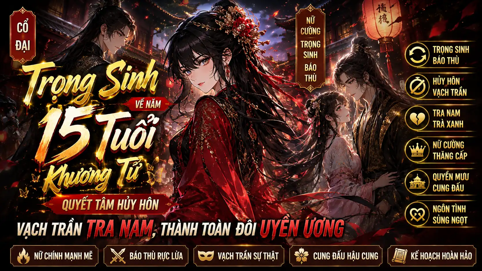 TRỌNG SINH VỀ NĂM 15 TUỔI KHƯƠNG TỨ QUYẾT TÂM HỦY HÔN VẠCH TRẦN TRA NAM THÀNH TOÀN ĐÔI UYÊN ƯƠNG thumbnail