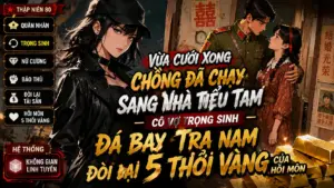 VỪA CƯỚI XONG CHỒNG ĐÃ CHẠY SANG NHÀ TIỂU TAM CÔ VỢ TRỌNG SINH ĐÁ BAY TRA NAM ĐÒI LẠI 5 THỎI VÀNG cover