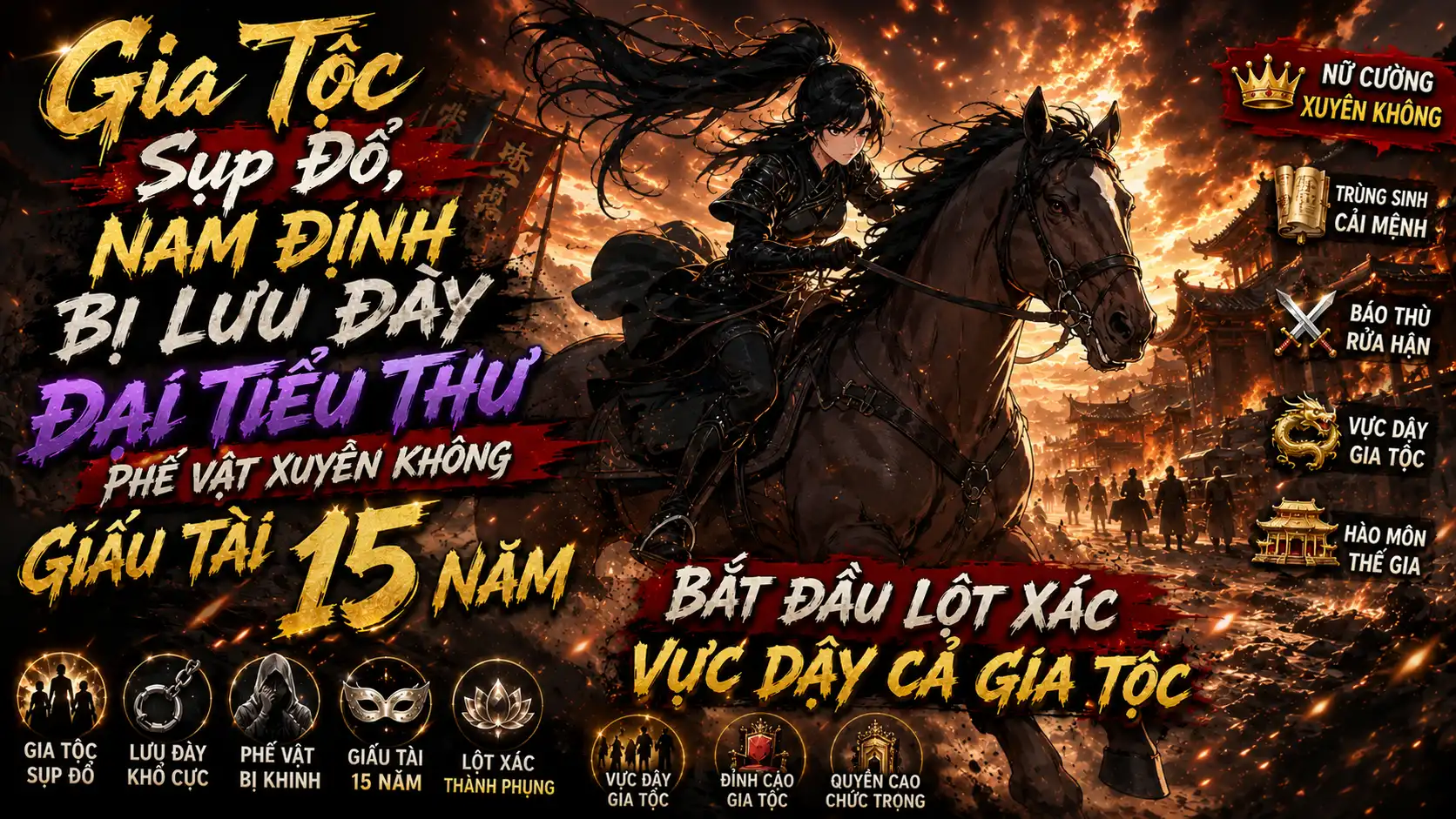 GIA TỘC SỤP ĐỔ NAM ĐỊNH LƯU ĐÀY ĐẠI TIỂU THƯ XUYÊN KHÔNG GIẤU TÀI 15 NĂM LỘT XÁC VỰC DẬY GIA TỘC
