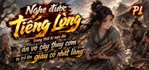 Nghe được tiếng lòng trong thời kì nạn đói ăn vỏ cây thay cơm nàng dâu trở nên giàu có nhất vùng cover