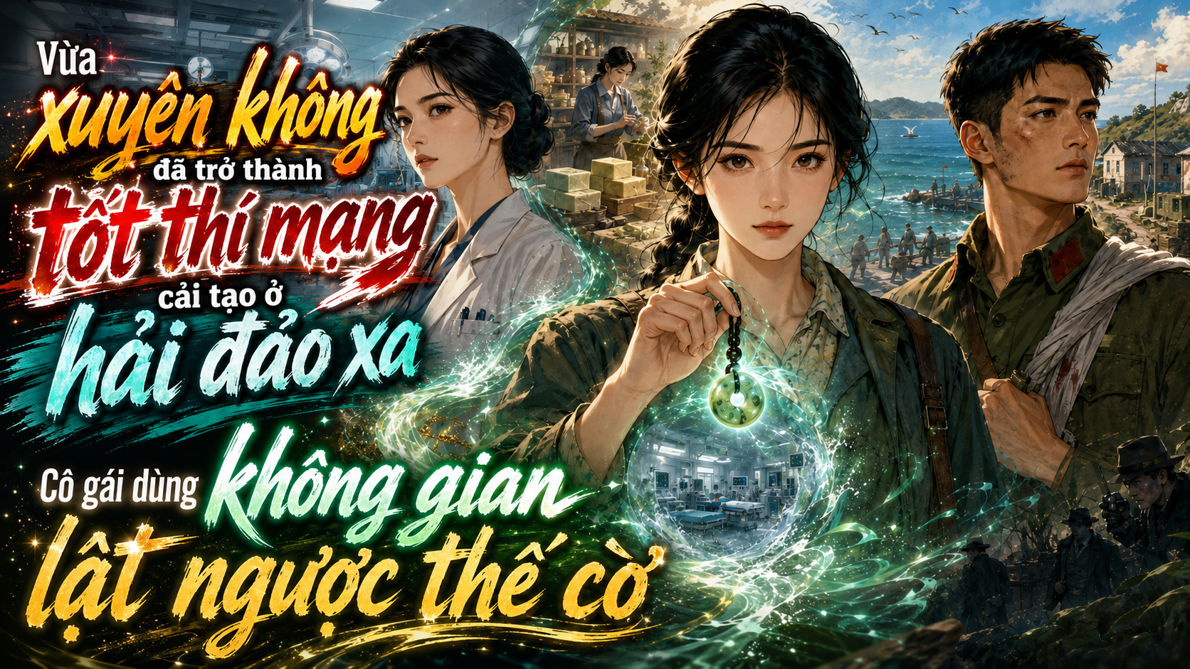 Vừa xuyên không đã trở thành tốt thí mạng cải tạo ở hải đảo xa, cô gái dùng không gian lật ngược thế cờ thumbnail