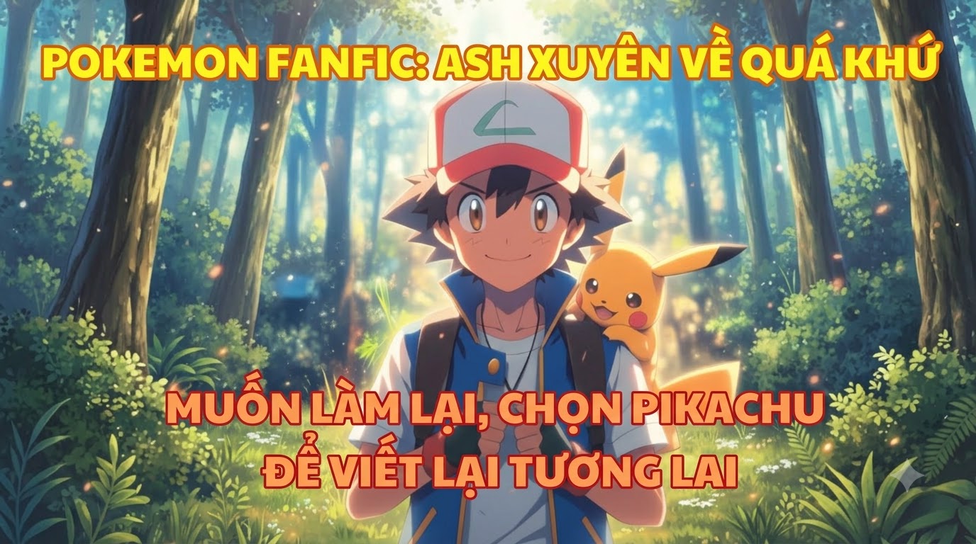 POKEMON FANFIC: ASH XUYÊN VỀ QUÁ KHỨ, MUỐN LÀM LẠI, CHỌN PIKACHU ĐỂ VIẾT LẠI TƯƠNG LAI