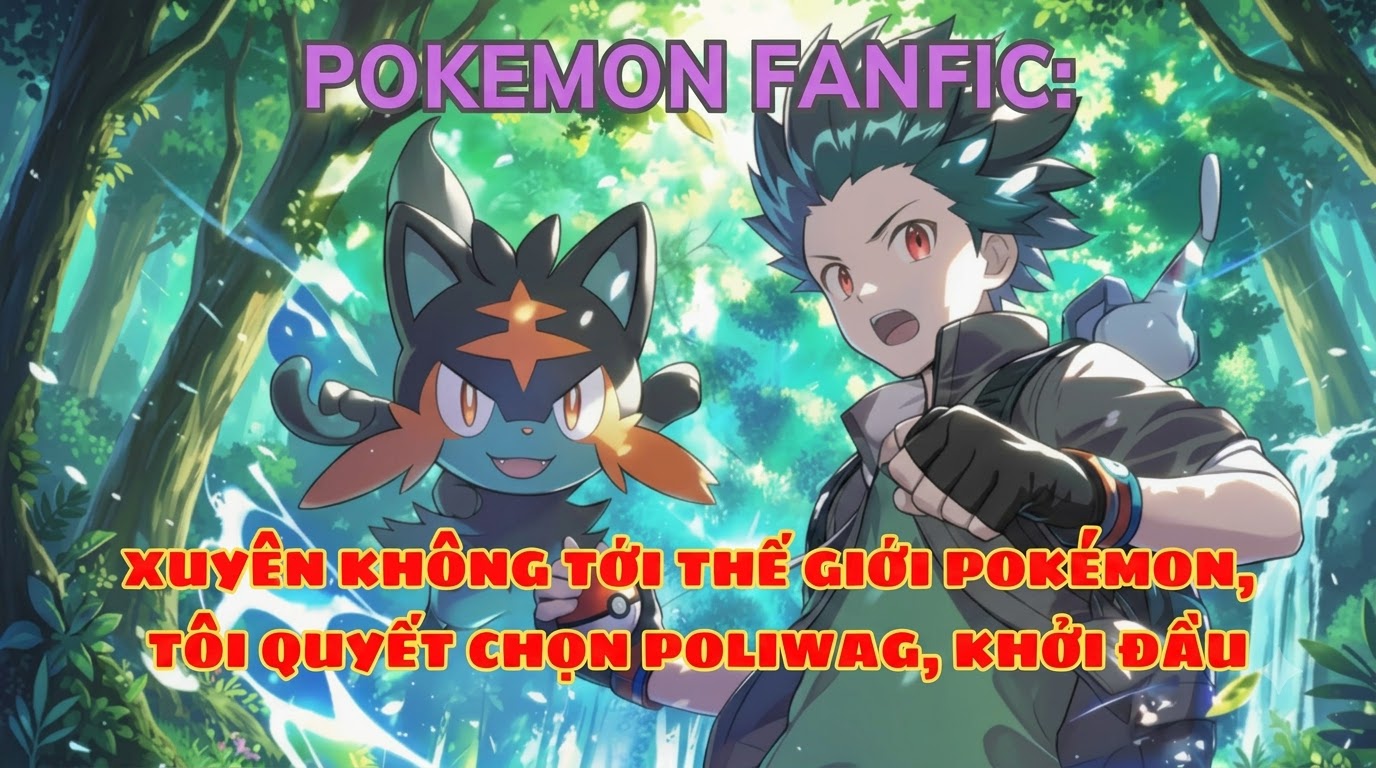 POKEMON FANFIC: XUYÊN KHÔNG TỚI THẾ GIỚI POKÉMON, TÔI QUYẾT CHỌN POLIWAG, KHỞI ĐẦU