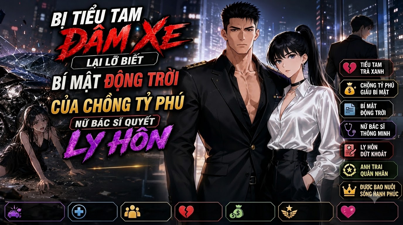 BỊ TIỂU TAM ĐÂM XE LẠI LỠ BIẾT BÍ MẬT ĐỘNG TRỜI CỦA CHỒNG TỶ PHÚ NỮ BÁC SĨ QUYẾT LY HÔN