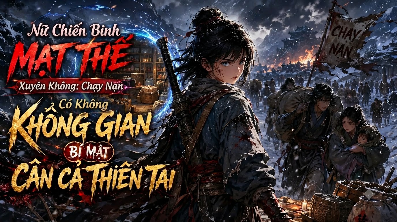 Nữ Chiến Binh Mạt Thế Xuyên Không: Chạy Nạn Có Không Gian Bí Mật Cân Thiên Tai thumbnail