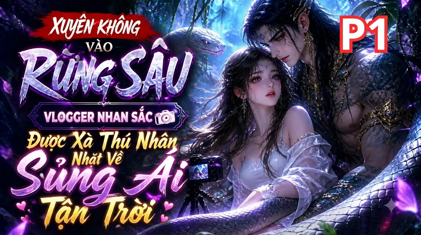 Xuyên Không Vào Rừng Sâu Vlogger Nhan Sắc Được Xà Thú Nhân Nhặt Về Sủng Ái Tận Trời