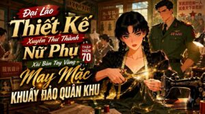 Đại Lão Thiết Kế Xuyên Thư Thành Nữ Phụ Thập Niên 70 Xài Bàn Tay Vàng May Mặc Khuấy Đảo Quân Khu cover