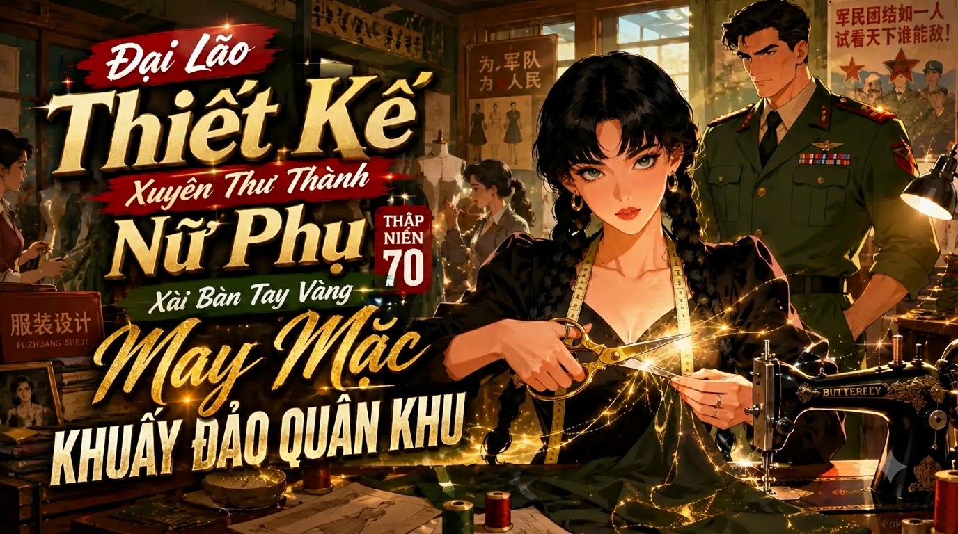 Đại Lão Thiết Kế Xuyên Thư Thành Nữ Phụ Thập Niên 70 Xài Bàn Tay Vàng May Mặc Khuấy Đảo Quân Khu