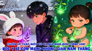 XUYÊN VỀ THẬP NIÊN 70 BỊ NHÀ NGHE ĐƯỢC TIẾNG LÒNG ĐỘC Y BÉ CON MANG KHÔNG GIAN NẰM THẮNG cover