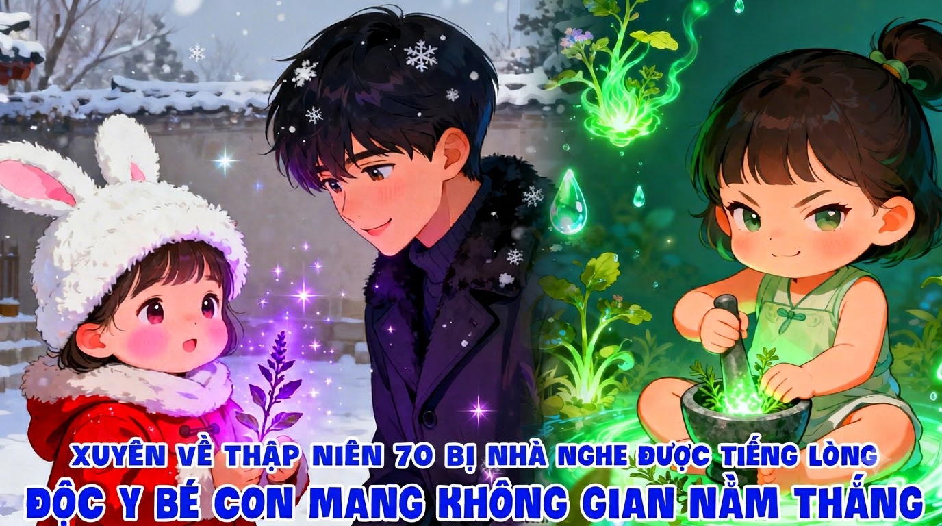 XUYÊN VỀ THẬP NIÊN 70 BỊ NHÀ NGHE ĐƯỢC TIẾNG LÒNG ĐỘC Y BÉ CON MANG KHÔNG GIAN NẰM THẮNG