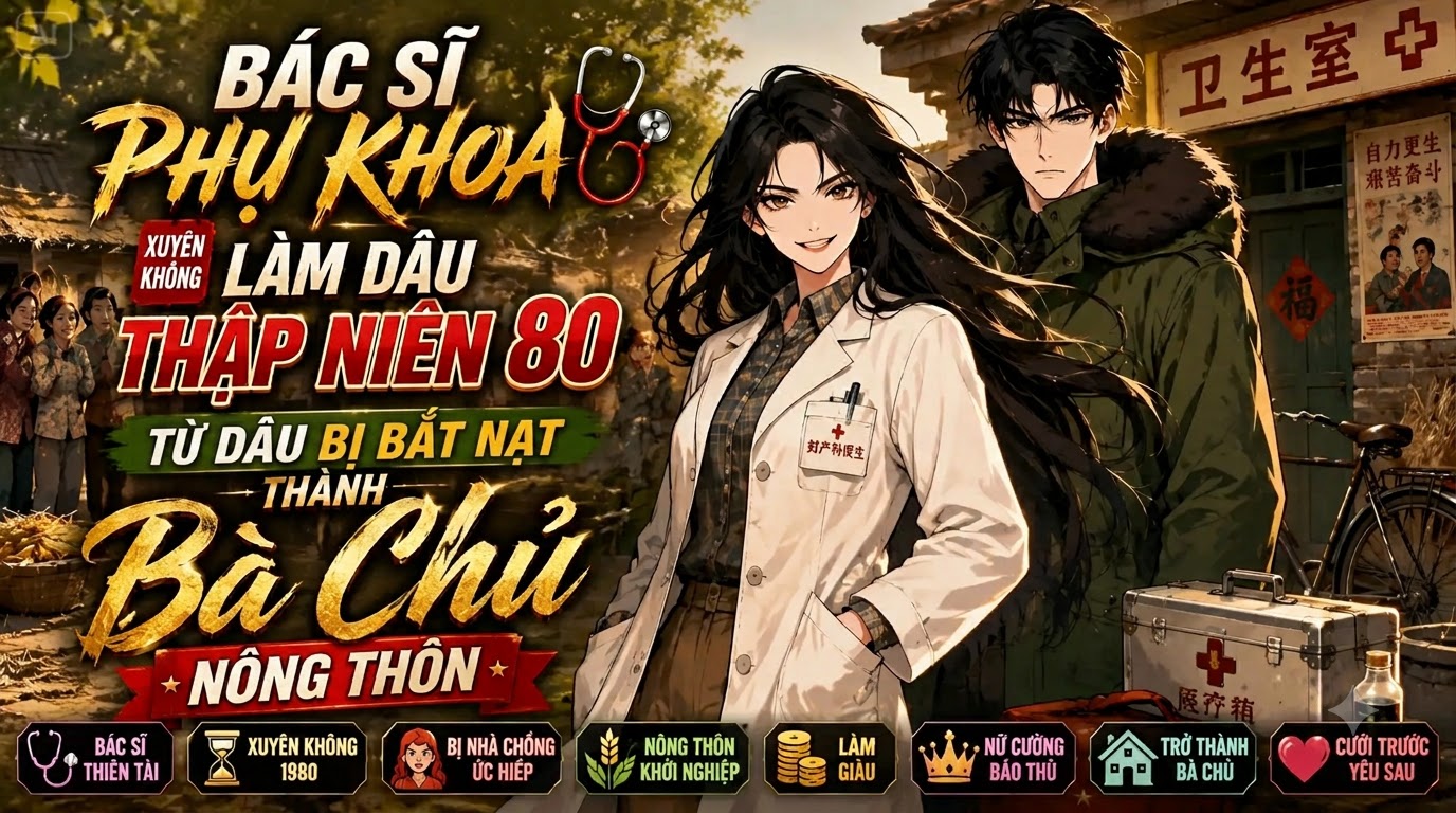 BÁC SĨ PHỤ KHOA XUYÊN KHÔNG LÀM DÂU THẬP NIÊN 80 TỪ DÂU BỊ BẮT NẠT THÀNH BÁ CHỦ NÔNG THÔN thumbnail