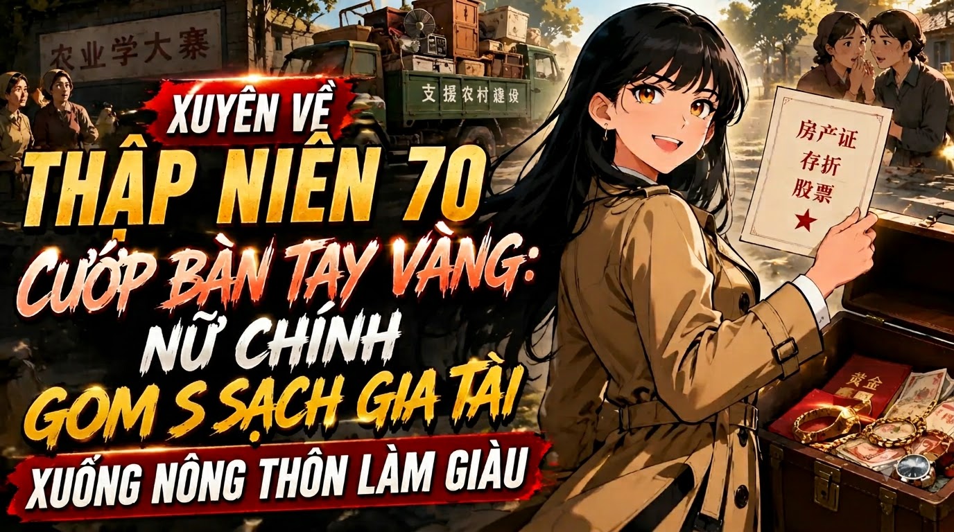 XUYÊN VỀ THẬP NIÊN 70 CƯỚP BÀN TAY VÀNG: NỮ CHÍNH GOM SẠCH GIA TÀI XUỐNG NÔNG THÔN LÀM GIÀU