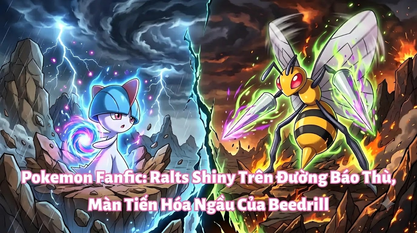 Pokemon Fanfic: Ralts Shiny Trên Đường Báo Thù, Màn Tiến Hóa Ngầu Của Beedrill