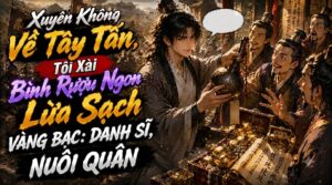 Xuyên Không Về Tây Tấn, Tôi Xài Bình Rượu Ngon Lừa Sạch Vàng Bạc: Danh Sĩ, Nuôi Quân cover
