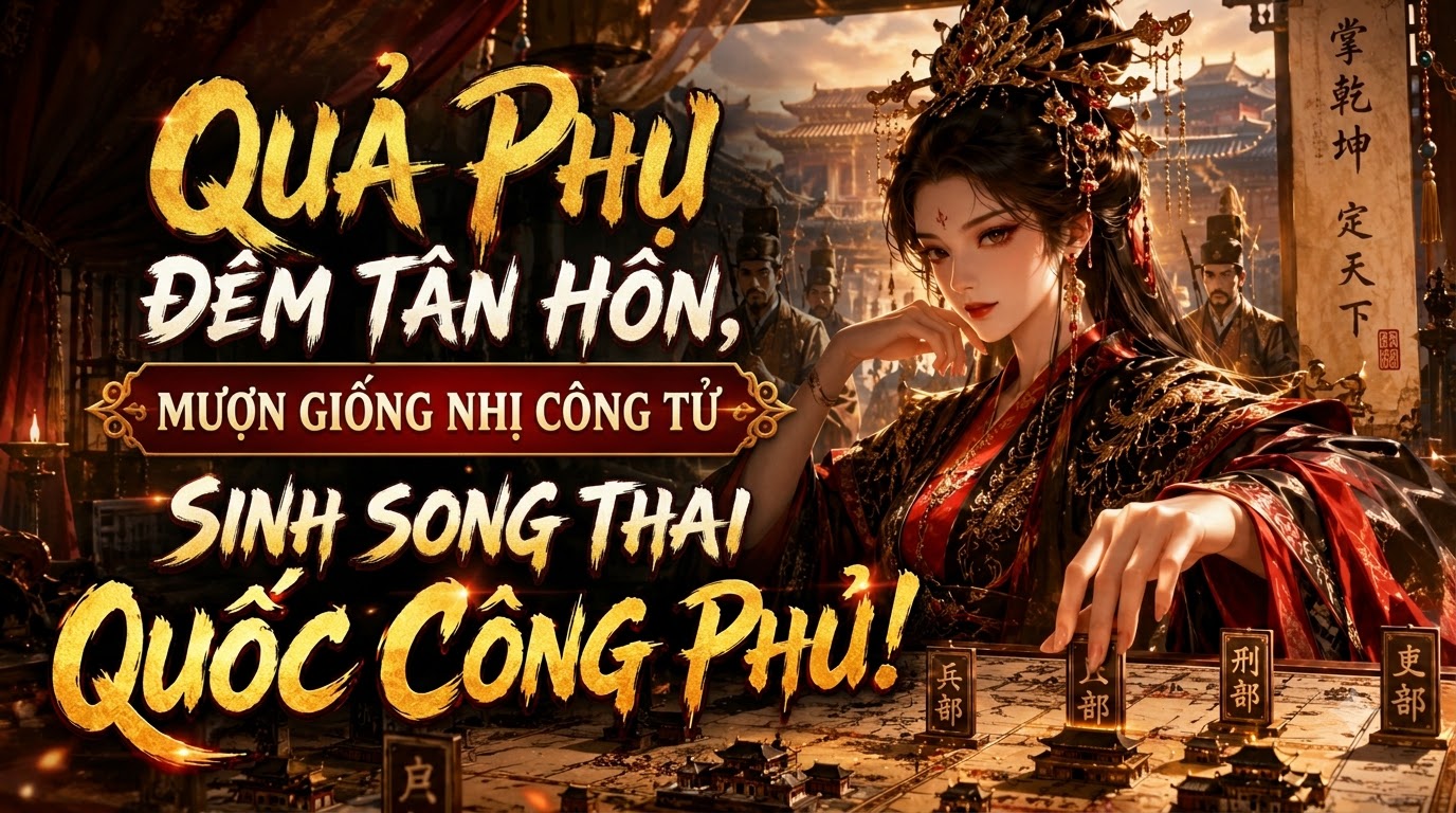 QUẢ PHỤ ĐÊM TÂN HÔN, MƯỢN GIỐNG NHỊ CÔNG TỬ SINH SONG THAI ĐOẠT QUỐC CÔNG PHỦ