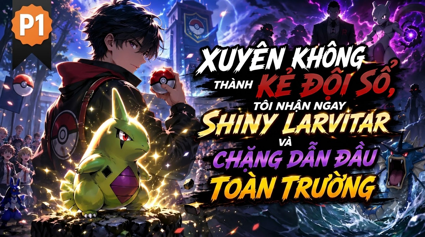 Xuyên Không Thành Kẻ Đội Sổ, Tôi Nhận Ngay Shiny Larvitar Và Chặng Dẫn Đầu Toàn Trường