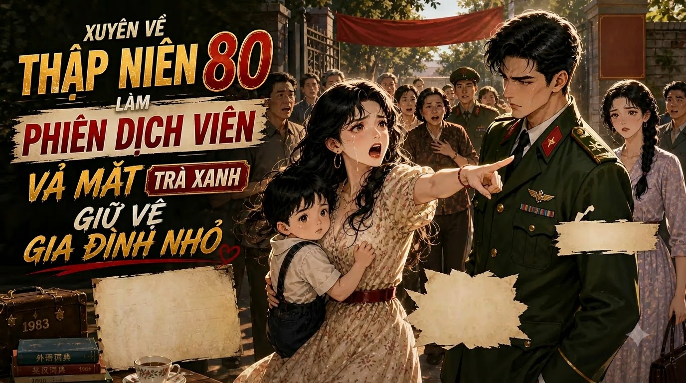 XUYÊN VỀ THẬP NIÊN 80 LÀM PHIÊN DỊCH VIÊN VẢ MẶT TRÀ XANH GIỮ GIA ĐÌNH NHỎ